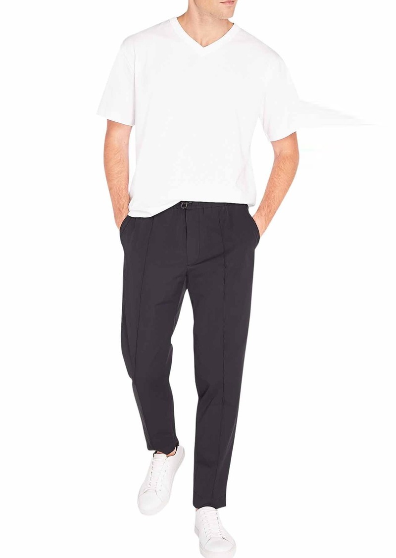 Club Monaco Men's Flat Front Travel Pant