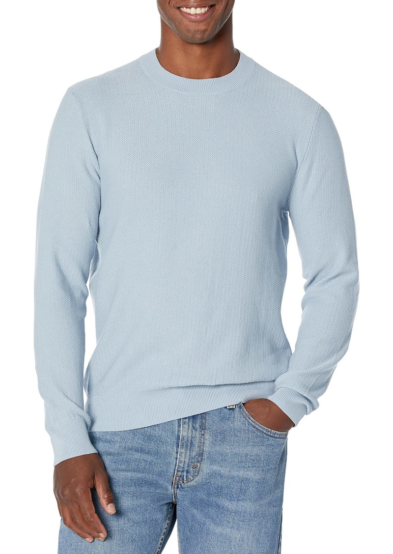 Club Monaco Men's LS Texture Crew  L