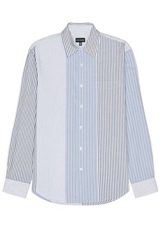 Club Monaco Multi Stripe Long Sleeve Shirt
