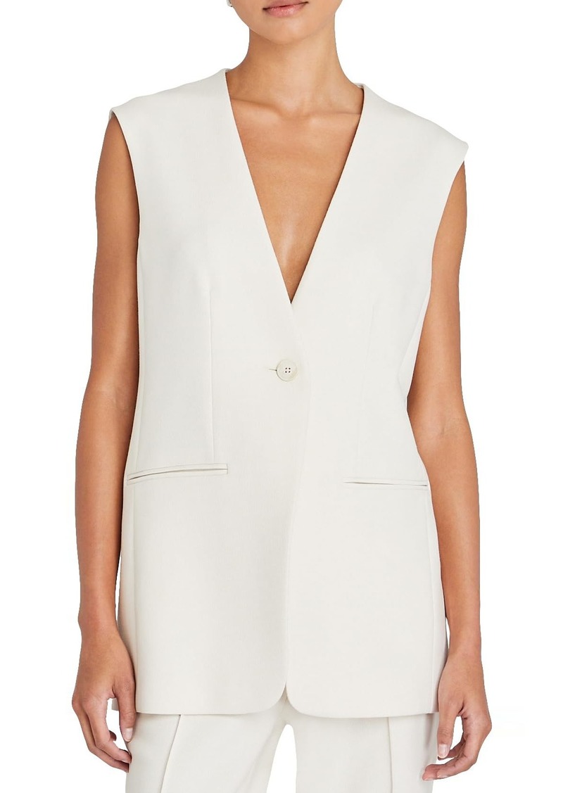 CLUB MONACO Petite Women's Relaxed Long Vest