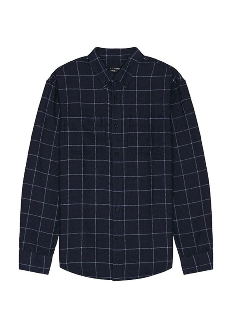 Club Monaco Plaid Utility Shirt