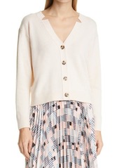 Club Monaco Recycled Cashmere Cardigan in Cream at Nordstrom