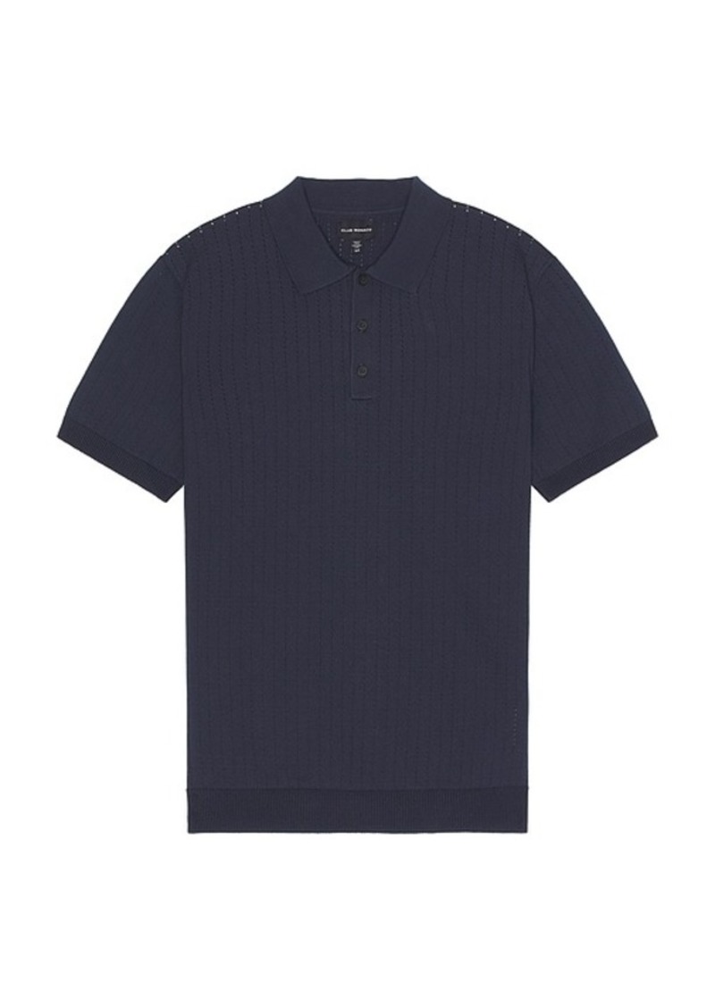 Club Monaco Short Sleeve Polo