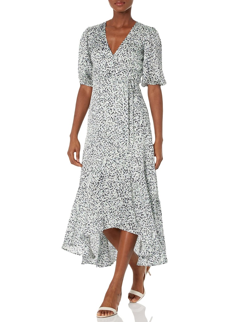 CLUB MONACO Women's Easy MIDI WRAP Dress