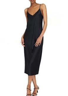 CLUB MONACO Women's Silk Charmeuse Slip Dress