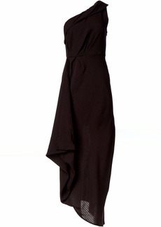 C/Meo Collective Women's Go On Sleeveless One Shoulder Maxi Dress with Ruffle  M