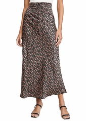 C/Meo Collective Women's Knowing of This A-line Midi Skirt  S