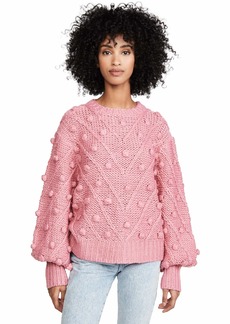 C/Meo Collective Women's Trade Places Pom Knit Sweater  m