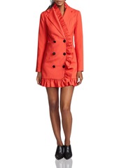 C/Meo Collective Women's You or Me Long Sleeve Blazer Dress with Ruffle Detail  S