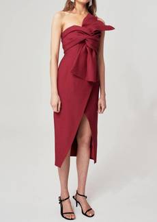 C/Meo Collective Each Other Midi Dress In Red