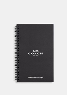 Coach 2024 2025 6 X8 Spiral Diary Book