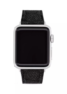 Coach 20MM Apple Watch® Embossed Canvas Strap