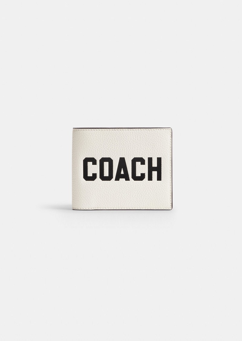 3 In 1 Wallet With Coach Graphic