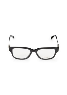 Coach 51MM Rectangle Eyeglasses