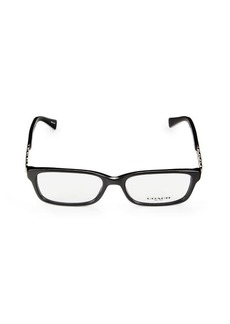 Coach 52MM Rectangle Eyeglasses