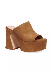 Coach Bobi 55MM Suede Platform Mules