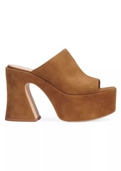 Coach Bobi 55MM Suede Platform Mules