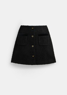 Coach Boucle Skirt