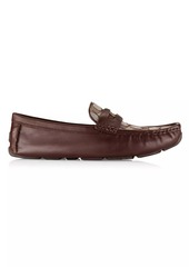 Coach C Coin Leather Loafers