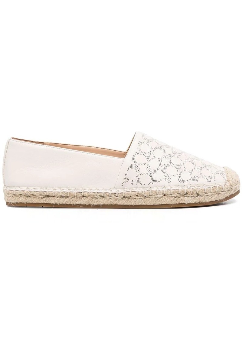 Coach Carley logo-print espadrilles