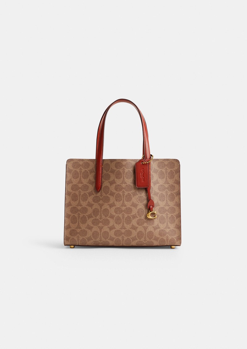Coach Carter Carryall Bag 28 In Signature Canvas