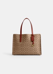 Coach Carter Carryall Bag In Signature Canvas