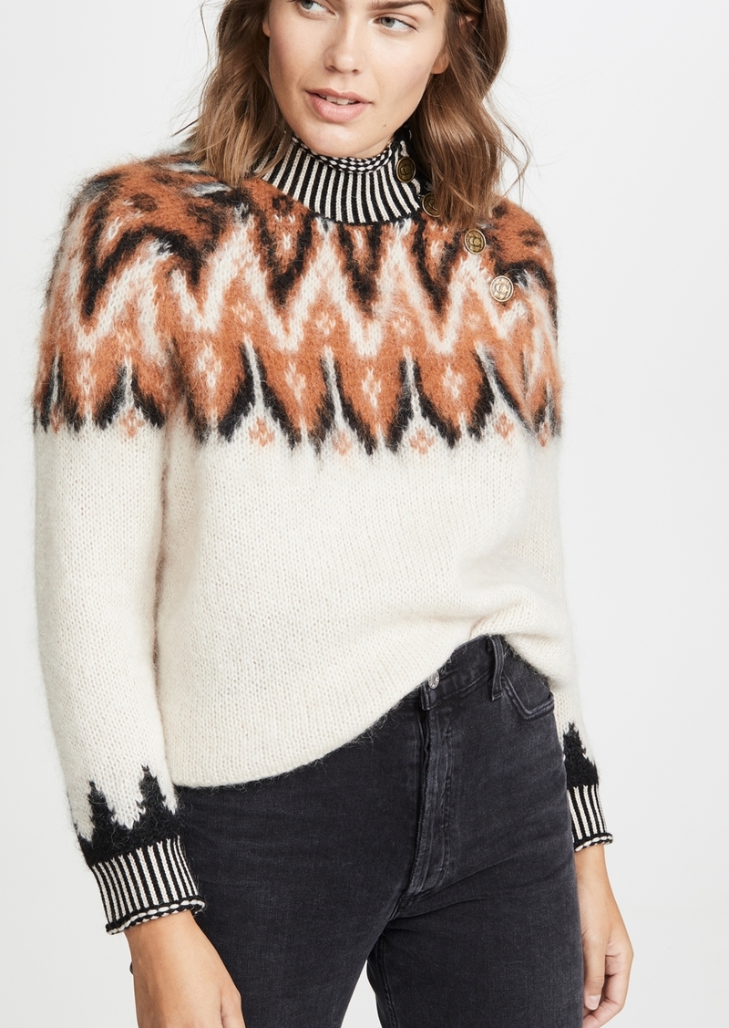 Coach Coach 1941 Fair Isle Turtleneck Sweater | Sweaters