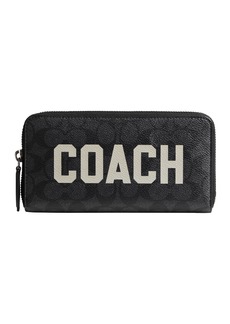 Coach Accordion Wallet in Signature with Coach Graphic