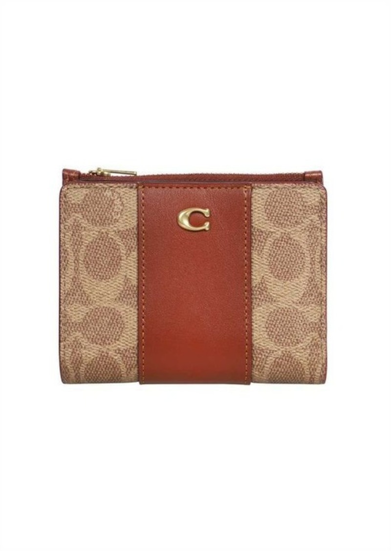 COACH COATED CANVAS WALLET