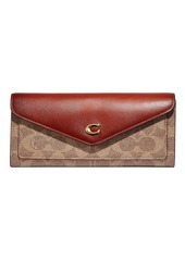 Coach Women's Colorblock Coated Canvas Signature Wyn Soft Wallet