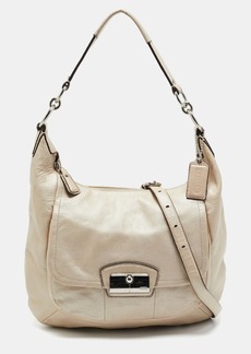 Coach Ivory Leather Kristin Hobo