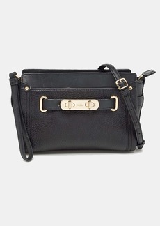 Coach Leather Swagger Wristlet Crossbody Bag