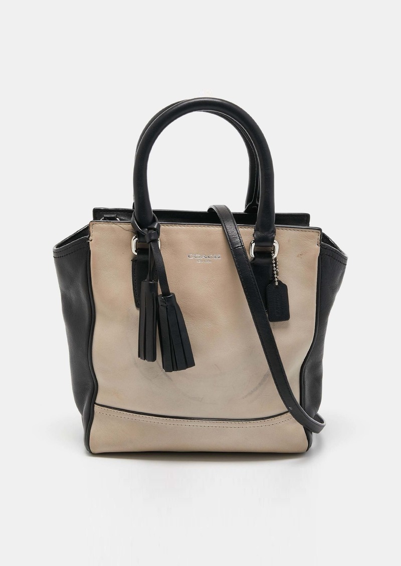 Coach Leather Tassel Tote