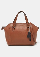 Coach Leather Zip Carryall Satchel