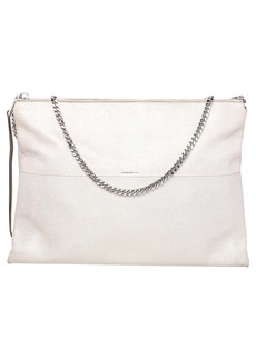 Coach Metallic Cream Leather High Rise Shoulder Bag