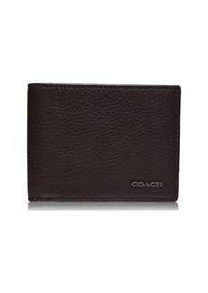 COACH Oak Pebble Leather Bifold Wallet