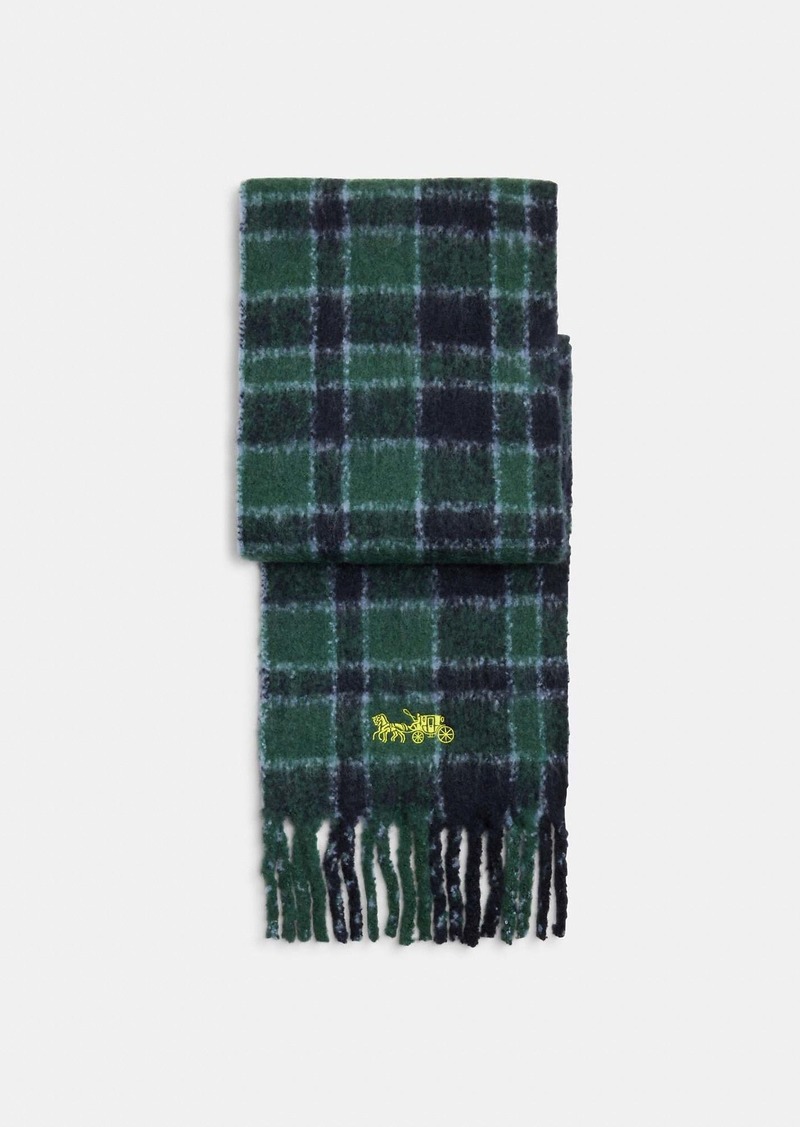 Coach Outlet Classic Plaid Oversized Muffler