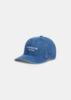 Coach Outlet Denim Baseball Hat
