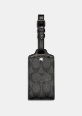 Coach Outlet Luggage Tag In Signature Canvas