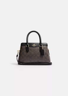Coach Outlet Mini Darcie Carryall In Signature Canvas