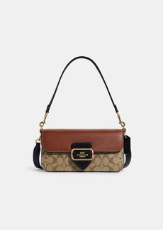 Coach Outlet Morgan Shoulder Bag In Colorblock Signature Canvas