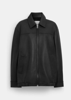 Coach Outlet Oversized Leather Jacket