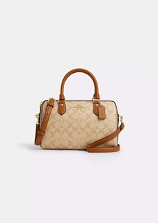 Coach Outlet Rowan Satchel In Blocked Signature Canvas