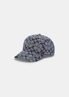 Coach Outlet Signature Chambray Baseball Hat