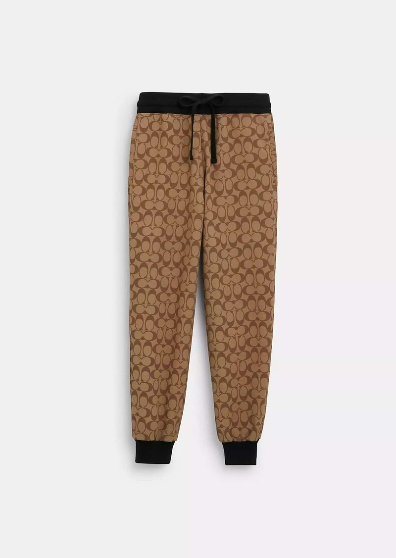 Coach Outlet Signature Joggers