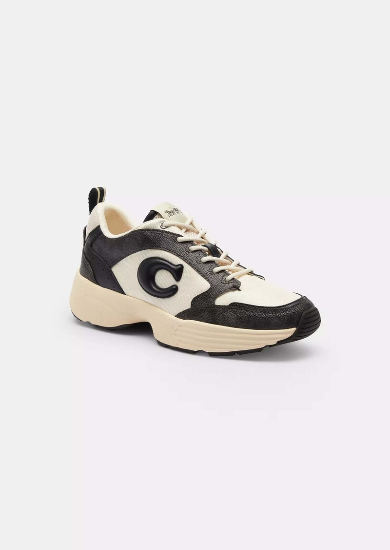 Coach Outlet Strider Sneaker In Signature Canvas