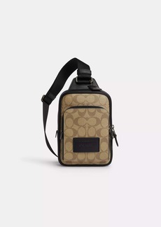 Coach Outlet Track Pack 14 In Signature Canvas