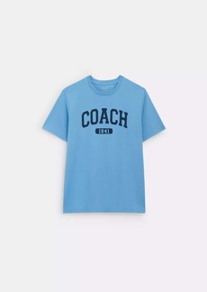Coach Outlet Varsity T Shirt In Organic Cotton