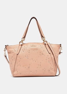 Coach Peach Leather Small Kelsey Satchel