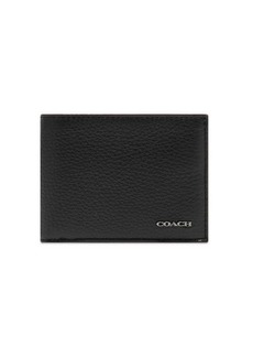 COACH Pebble Leather Bifold Wallet